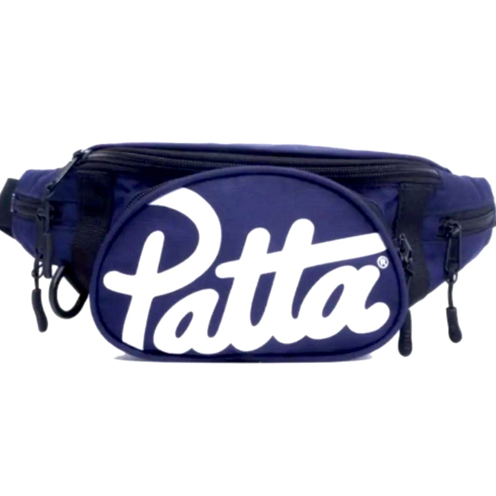 Patta oval captain blue ripstop waist bag